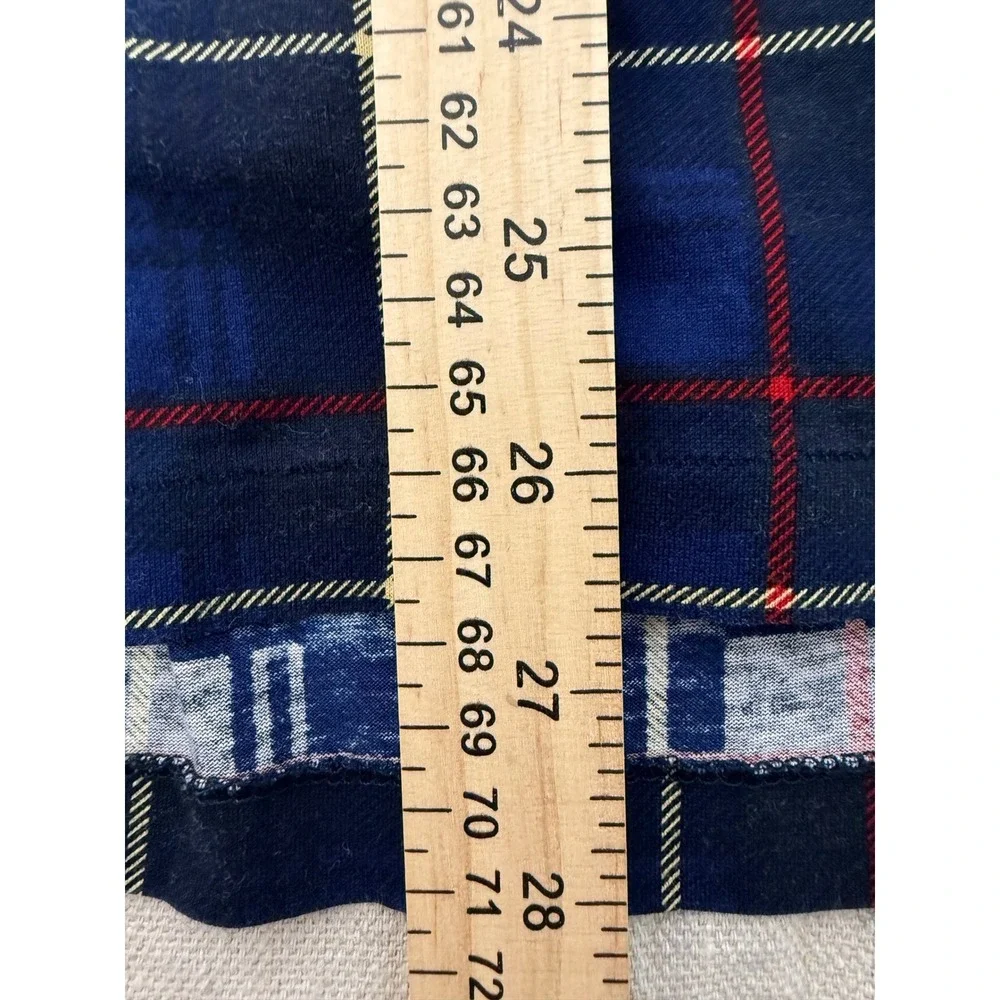 Polo Ralph Lauren The Presidents Cup Plaid Polo Shirt Mens Large Navy Blue L